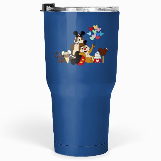 Disney Family Tumblers 30 Oz | Disney Sibling Tumblers 30 Oz | Chip and Dale Snacks Tumblers 30 Oz