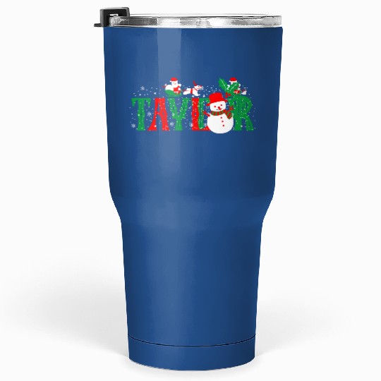 Discover Taylor Santa First Name Christmas Taylor Tumblers 30 oz