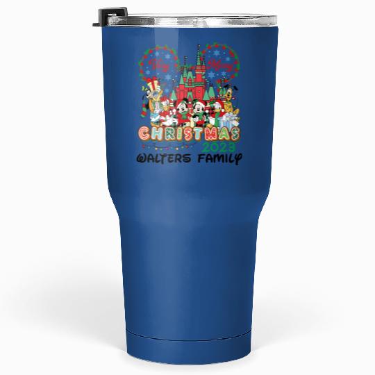 Disney Christmas 2023 Tumblers 30 Oz, Disney Christmas Matching Tumblers 30 Oz, Disney Custom Tumblers 30 Oz