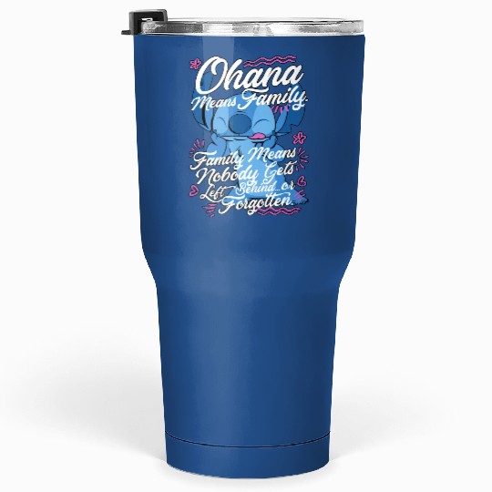 Stitch Day Ohana Means Family Tumblers 30 Oz, Disney Stitch Tumblers 30 Oz, Disneyland Tumblers 30 Oz