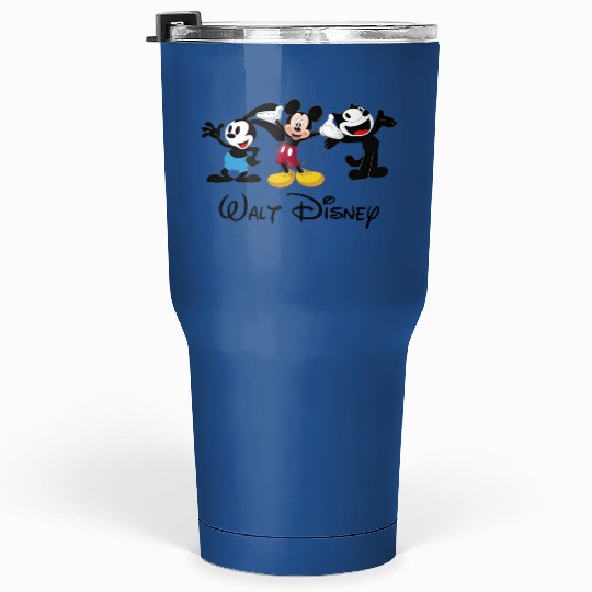Julius the Cat Oswald the Lucky Rabbit Mickey Mouse Tumblers 30 Oz, Disney Trip Tumblers 30 Oz