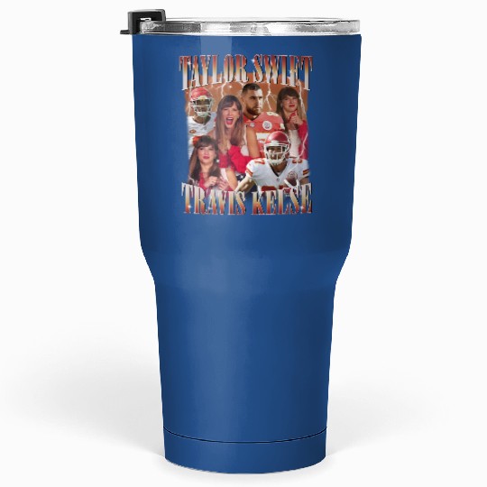 Discover Travis Kelce & Taylor Vintage Tumblers 30 Oz, Taylor Tumblers 30 Oz