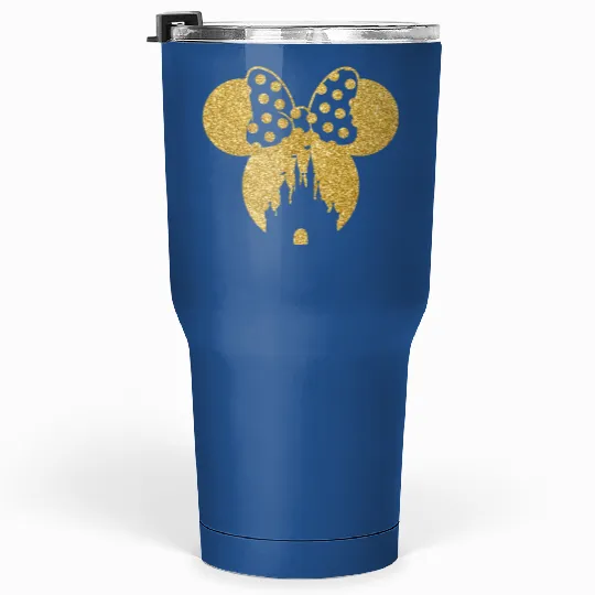 Glitter Minnie castle Disney Tumblers 30 Oz, Disneyworld Tumblers 30 Oz, Minnie Ear Tumblers 30 Oz, Disneyland Tumblers 30 Oz