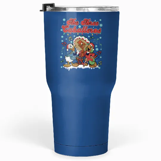 Disney The Three Caballeros Tumblers 30 Oz,Three Caballeros Christmas