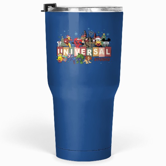 Universal Studios Christmas Tumblers 30 Oz, Disneyland Christmas Tumblers 30 Oz