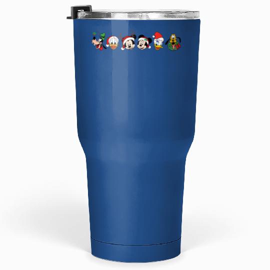 Disney Friends Mickey Christmas Tumblers 30 Oz