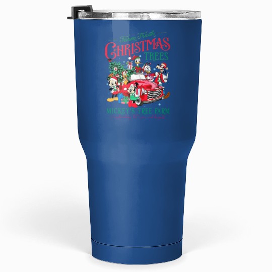 Mickey's Tree Farm Tumblers 30 Oz, Disney Farm Fresh Tumblers 30 Oz, Disney Christmas Tumblers 30 Oz