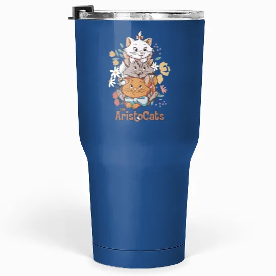 Aristocats Tumblers 30 Oz, Retro Disney Unisex Tumblers 30 Oz, Disney Cat Tumblers 30 Oz