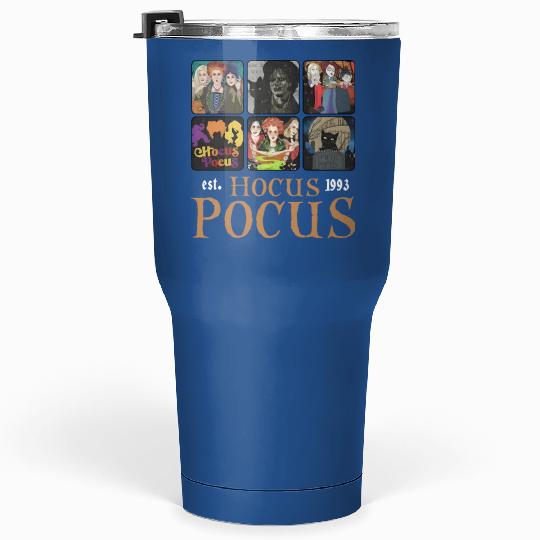 Disney Hocus Pocus Est 1993 Tumblers 30 Oz, Vintage Sanderson Sisters Tumblers 30 Oz, Halloween Witches Tumblers 30 Oz, Halloween Party Tumblers 30 Oz, Spooky Vibes