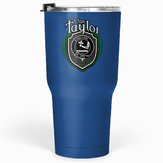 Discover Clan Taylor Tartan Tumblers 30 Oz, Scottish Taylor Tumblers 30 Oz