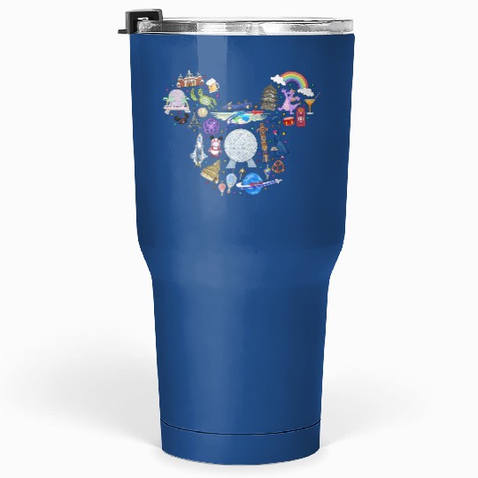 Disney Epcot Tumblers 30 Oz, World Traveler Tumblers 30 Oz, Disney Family Matching Tumblers 30 Oz