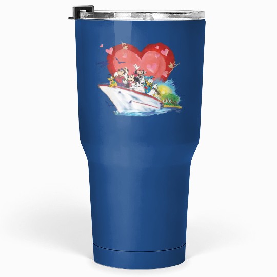 Disney Cruise Couples Tumblers 30 Oz, Honeymoon Cruise Tumblers 30 Oz