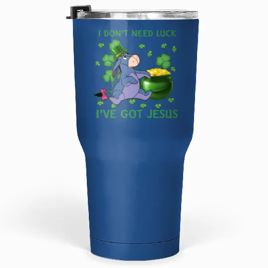 Disney Eeyore Tumblers 30 Oz,Eeyore St Patrick's Day Youre My Lucky Charm Tumblers 30 Oz