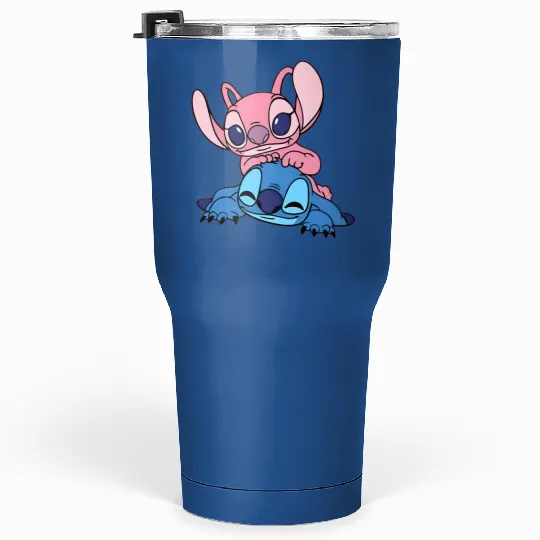 Stitch Disney Tumblers 30 Oz, Stitch and Angel Couple Tumblers 30 Oz, Disneyland Tumblers 30 Oz