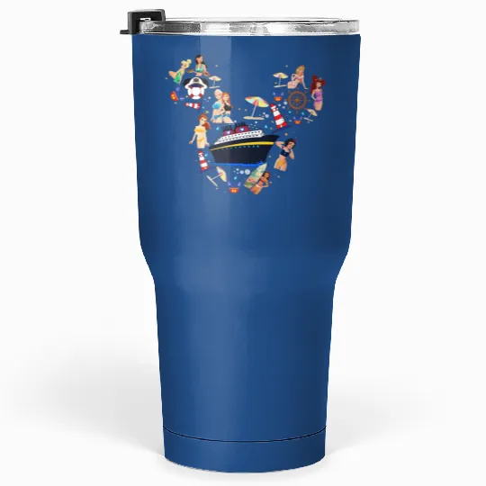Disney Cruise Princess Tumblers 30 Oz, Magical Cruisin Princess Tumblers 30 Oz