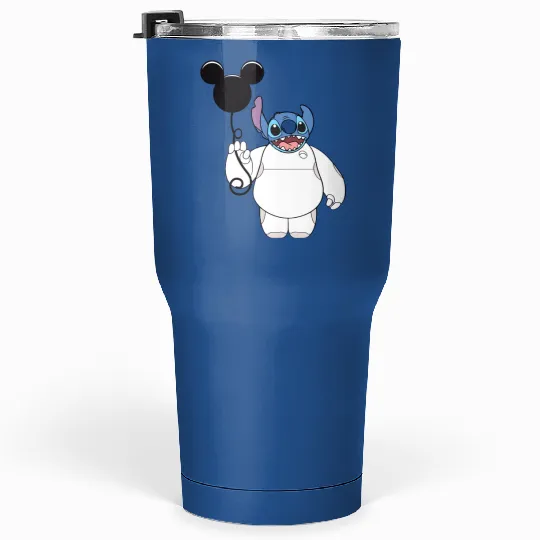 Disney Stitch and Baymax Body Balloon Tumblers 30 Oz