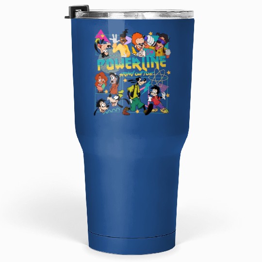 Retro Disney Goofy Movie Powerline Tumblers 30 Oz, A Goofy Movie