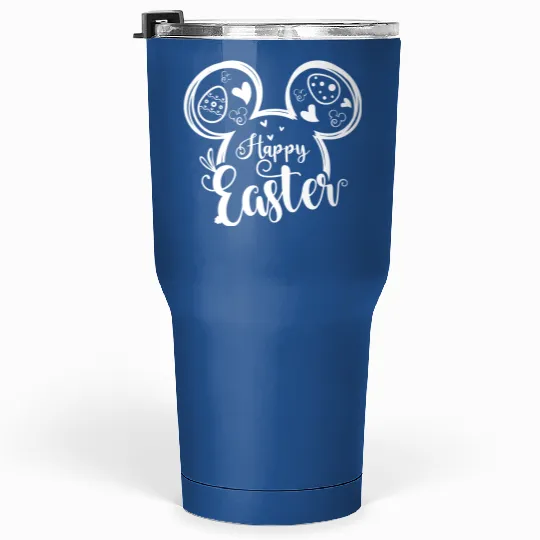 Happy Easter Tumblers 30 Oz, Mickey Head Tumblers 30 Oz, Easter Disney Tumblers 30 Oz, Disney Trip Tumblers 30 Oz, Easter Disneyland Vacation Tumblers 30 Oz, Easter Bunny Tumblers 30 Oz, Disney