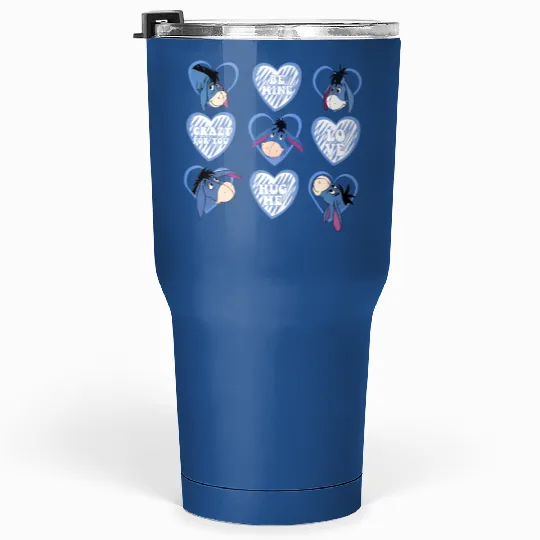Cute Eeyore Valentine's Day, Disney Eeyore Hug Me Tumblers 30 Oz
