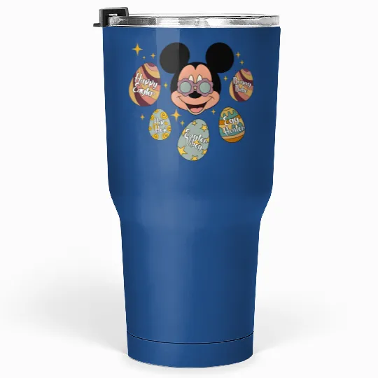 Retro Mickey Mouse Easter Tumblers 30 Oz, Disney Easter Tumblers 30 Oz