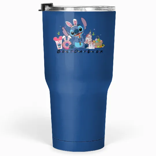 Disney Easter Tumblers 30 Oz,  Stitch Easter, Disney Bunny, Disney Kids Tumblers 30 Oz