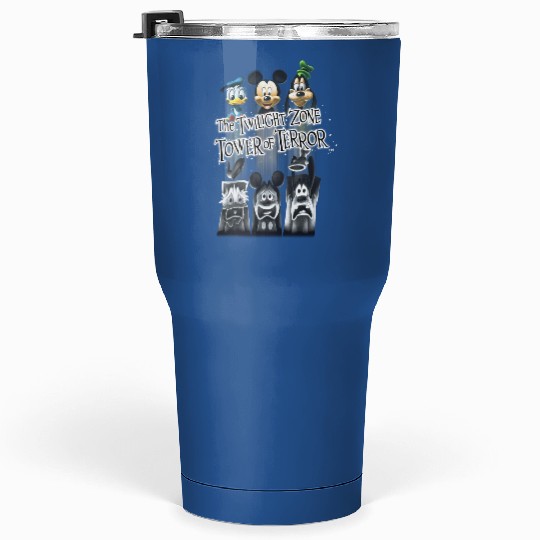 Retro Disney The Twilight Zone Tower Of Terror  Tumblers 30 Oz, Tower of Terror Ride Tumblers 30 Oz