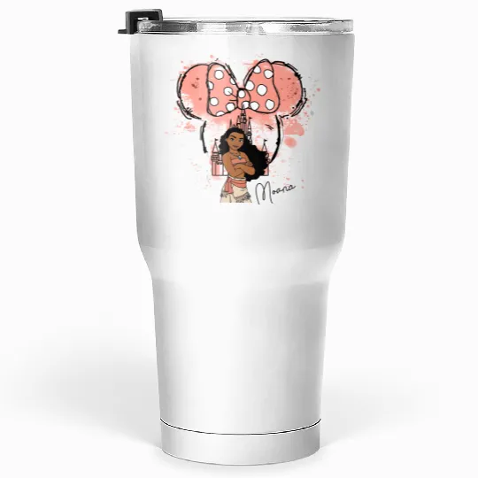 Disney Moana Princess Tumblers 30 Oz, Moana Watercolor Disney Tumblers 30 Oz, Moana Princess Tumblers 30 Oz