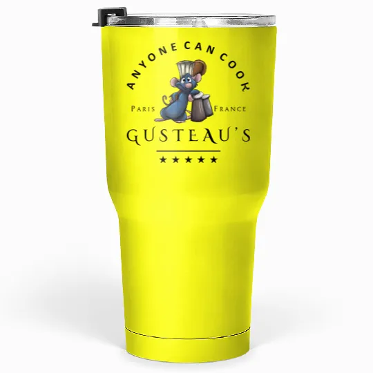 Ratatouille Tumblers 30 Oz, Disney Remy Tumblers 30 Oz, Disney Ratatouille Tumblers 30 Oz, Anyone Can Cook Tumblers 30 Oz