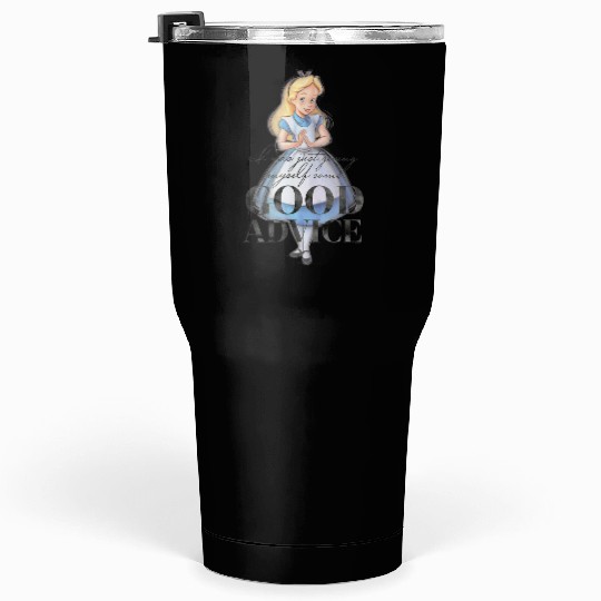 Disney 100th Anniversary Alice In Wonderland - Classic Fit Grey Short Sleeve Tumblers 30 oz