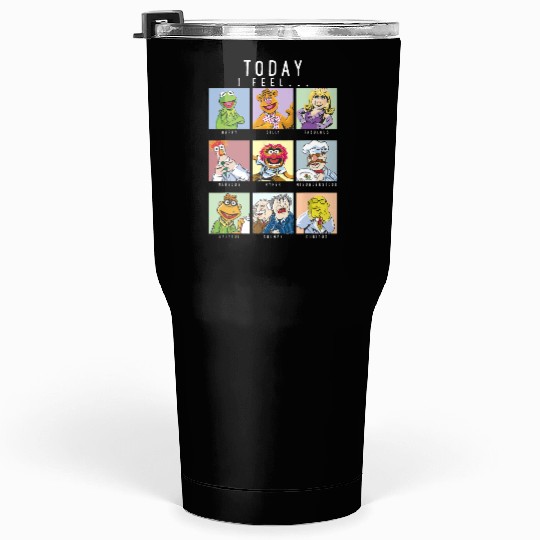 Disney The Muppets Today I Feel Box Up Character Portraits Tumblers 30 oz