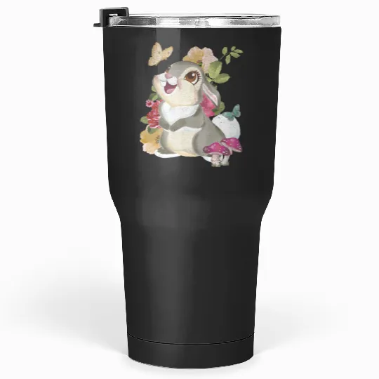 Disney Bambi Thumper Vintage Floral Portrait Tumblers 30 oz