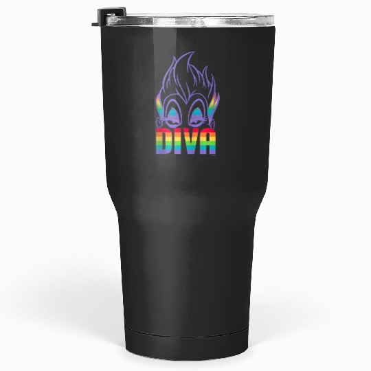Disney Villains Ursula Diva Pride Tumblers 30 oz