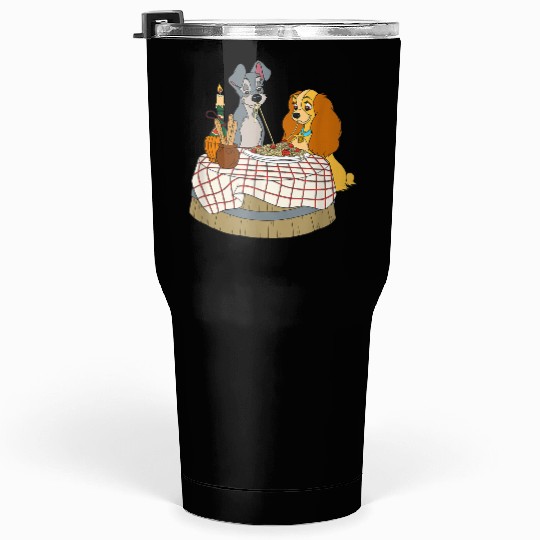 Disneyss Lady And Tramp Bella Notte Spaghetti Tumblers 30 oz