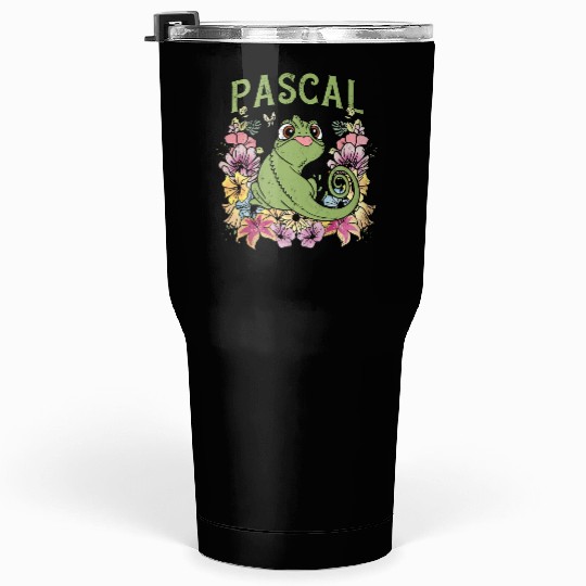 Retro Disney Tangled Pascal Floral Rapunzel Family Tumblers 30 Oz