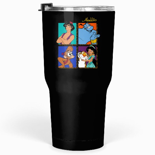 Disney Aladdin Group Shot Box Up Tumblers 30 oz