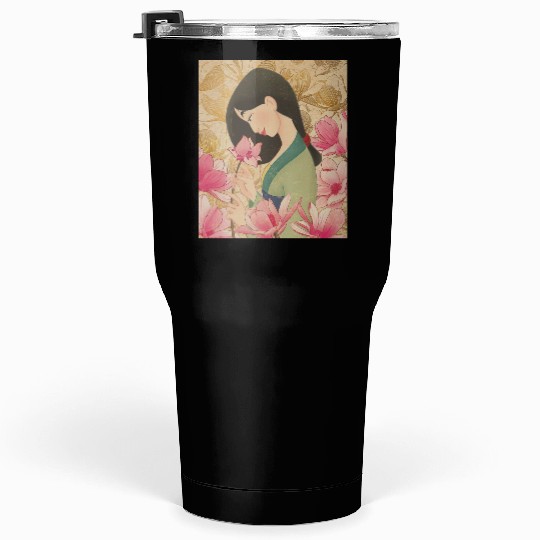 Disney Mulan Floral Tumblers 30 oz
