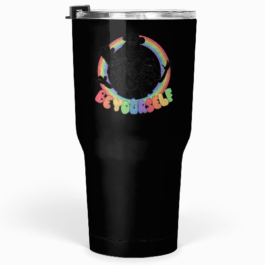 Disney The Muppets Be Yourself Rainbow Tumblers 30 oz