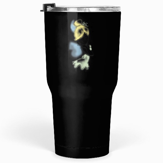 Disney Peter Pan Tinkerbell Airbrush Style Sketch Tumblers 30 oz