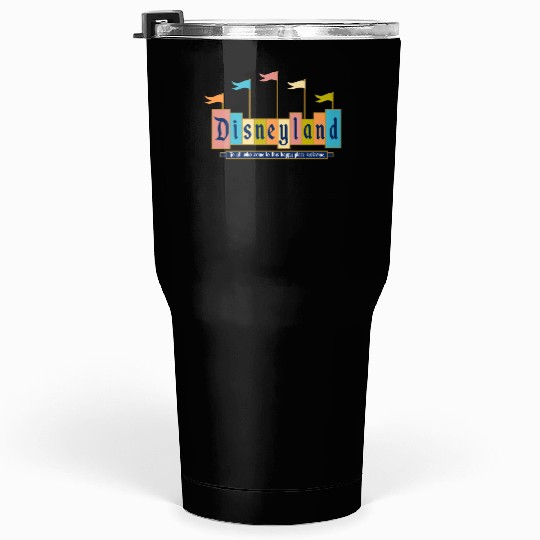 Retro Disneyland Sign Tumblers 30 Oz