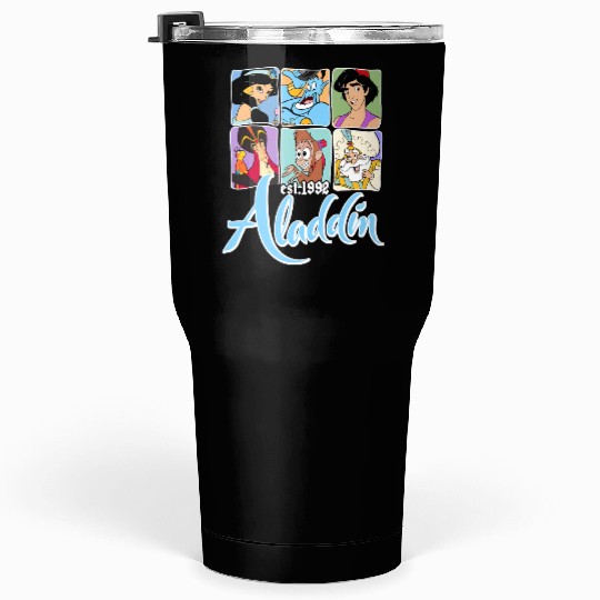 Disney Aladdin Characters Group Tumblers 30 Oz