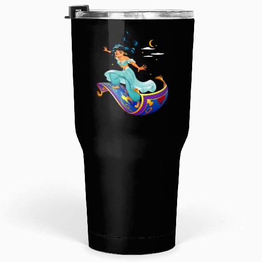 Disneys Aladdin Princess Jasmine Magic Carpet Pose Tumblers 30 oz