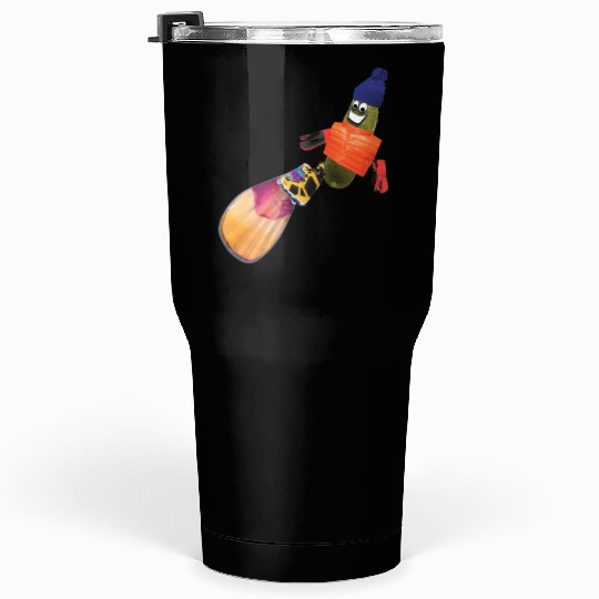 Snowboard Pickle Tumblers 30 Oz