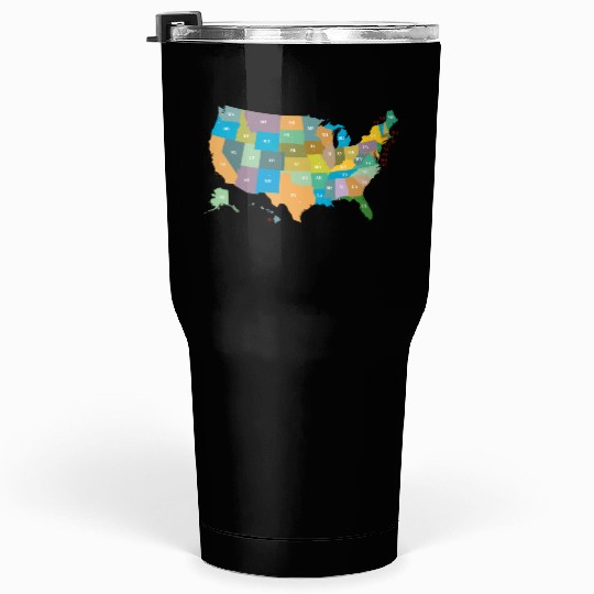 US States Tumblers 30 Oz