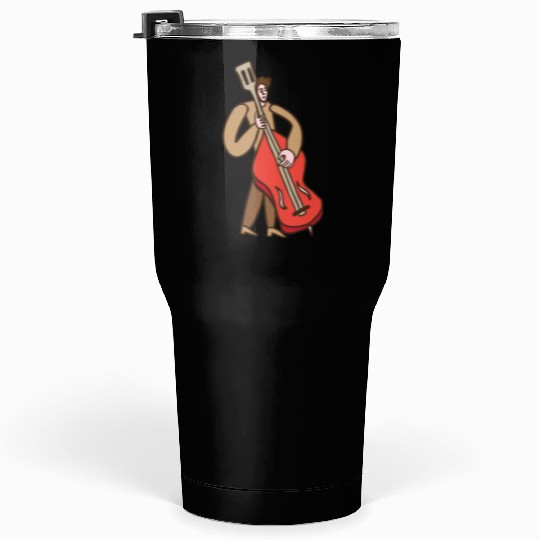Double Bass Player Tumblers 30 Oz