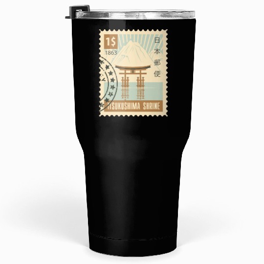 Japanese Shrine Tumblers 30 Oz