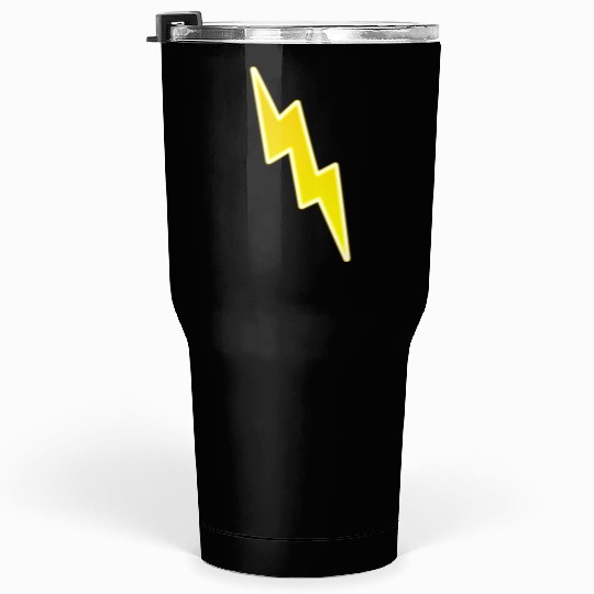 Zap - Yellow Lightning Bolt Tumblers 30 Oz