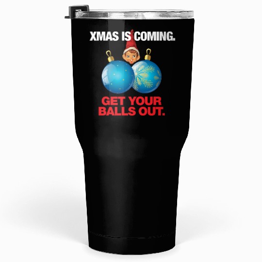 Christmas Balls Tumblers 30 Oz