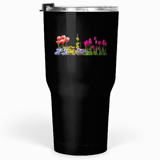pansy stiefmuetterchen blumen flowers tulpen tulip Tumblers 30 Oz