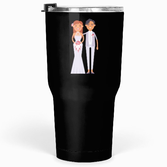 wedding couple Tumblers 30 Oz