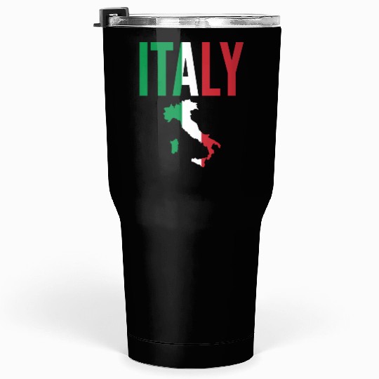 Italian Gift - Italy Map Country Tumblers 30 Oz